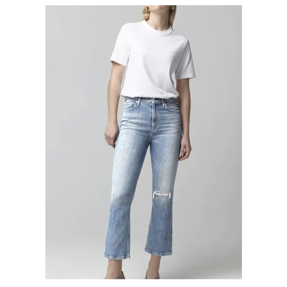 Citizens of Humanity Premium Vintage Demi Cropped Flare Sz 29 Jeans
